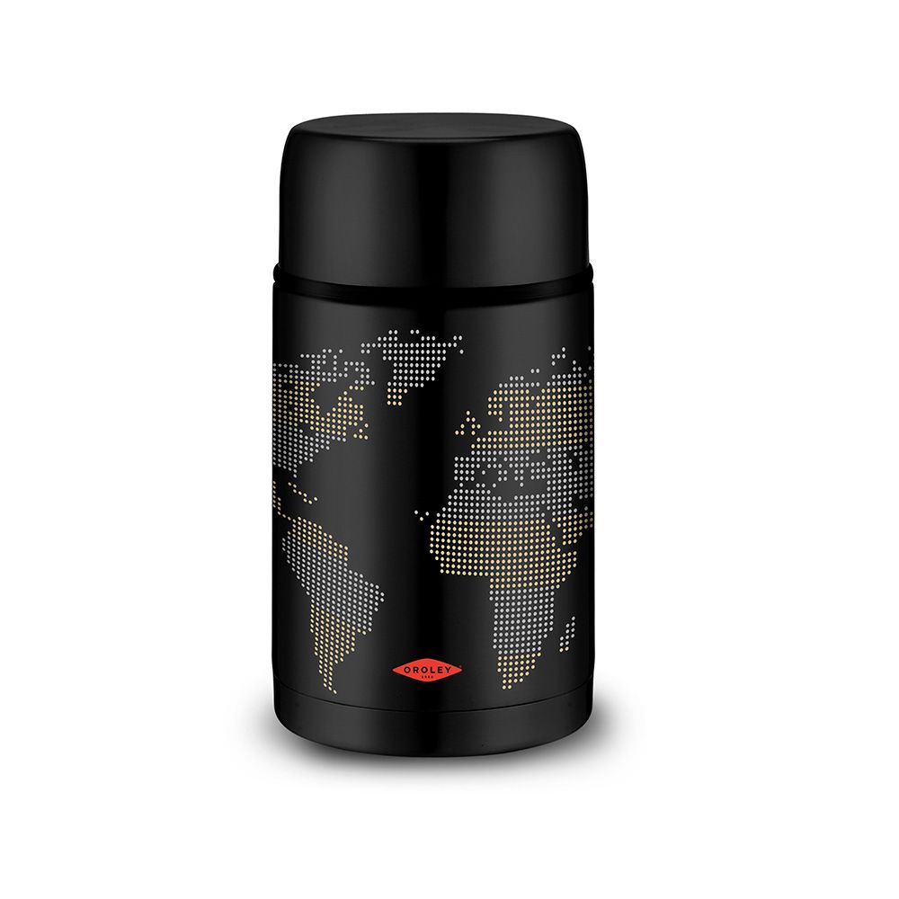 Termo para sólidos negro mapa 1 l