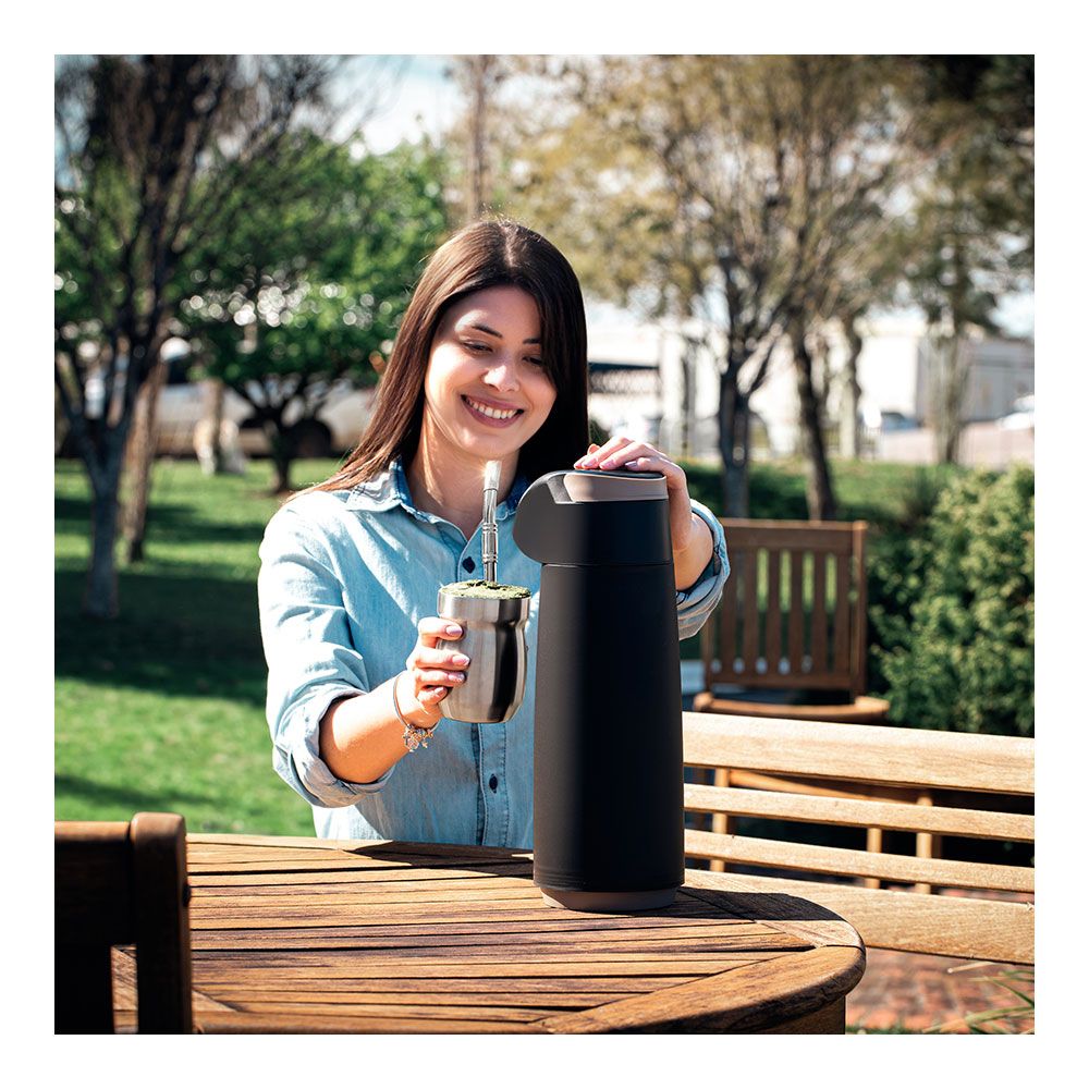 Termo com sifão, exata, 1,8 l preto - Image 2