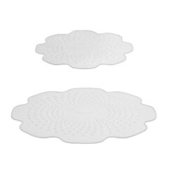 4 tampas de silicone flexíveis para alimentos ø17 e 23 cm 2 unidades