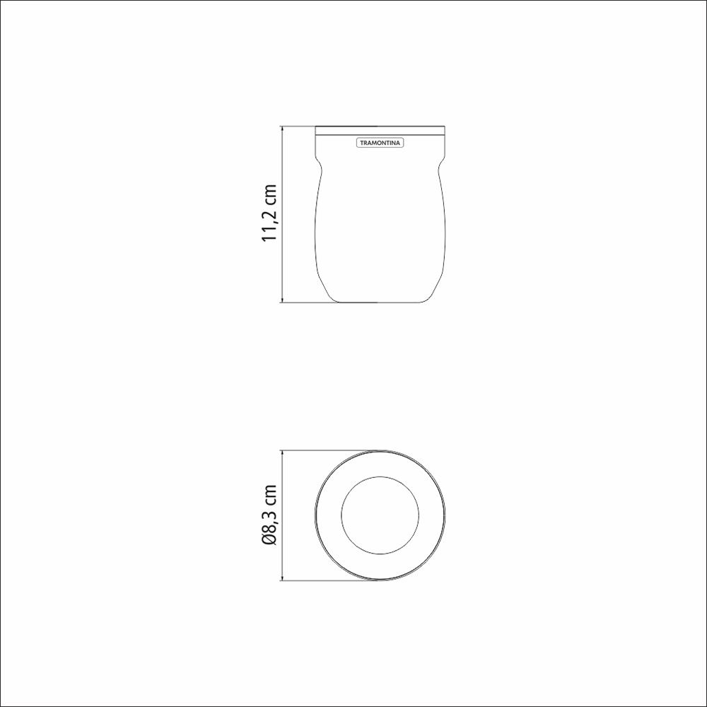 Recipiente para bebida "mate" em INOX 240 ml - Image 4
