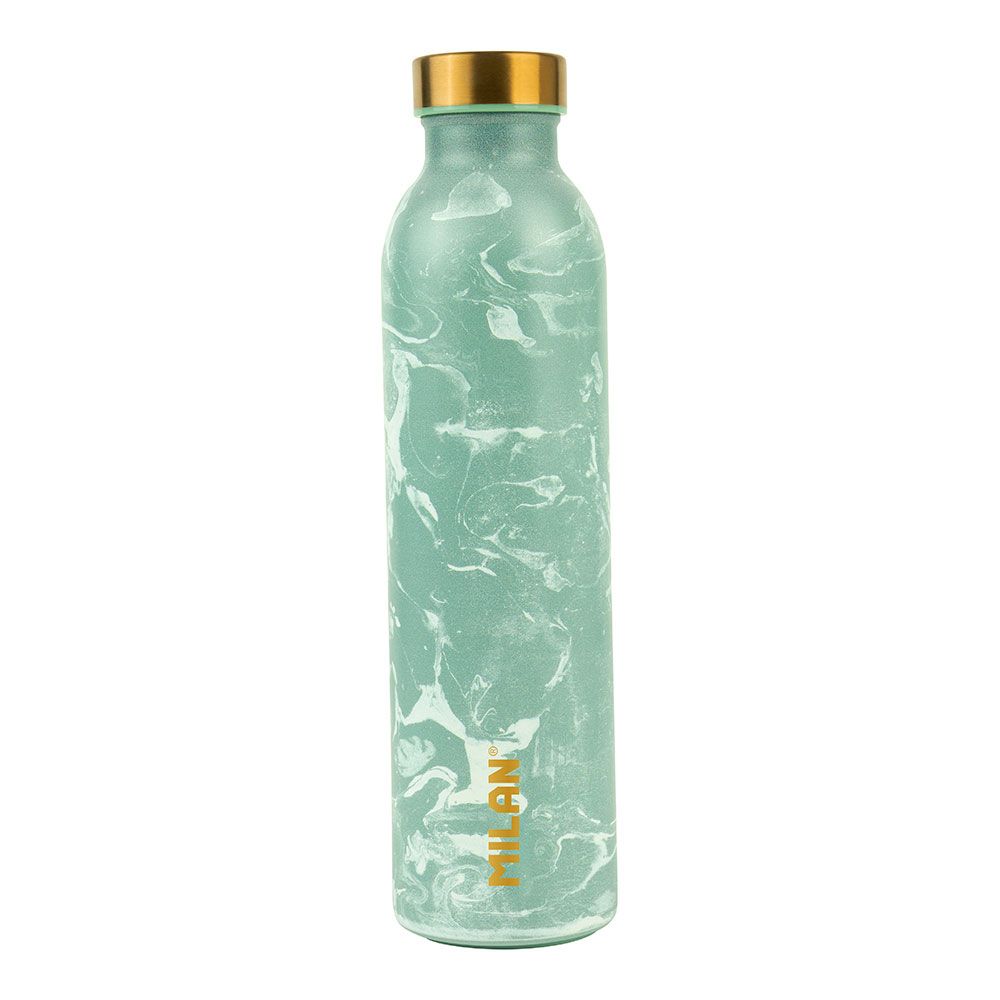 Garrafa isotérmica de aço inoxidável série lava verde 591 ml