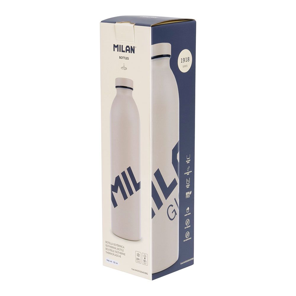 Garrafa isotérmica de aço inoxidável coleção gigante 403 desde 1918 bege 946 ml - Image 2