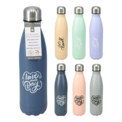 Garrafa isotérmica em inox diversas cores/modelos 500 ml