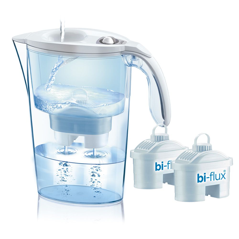 Jarro para filtragem branco J31-CC 2,3 L + 2 filtros biflux