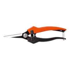 Tesoura de vindima ponta 18. Comprimento: 18 cm