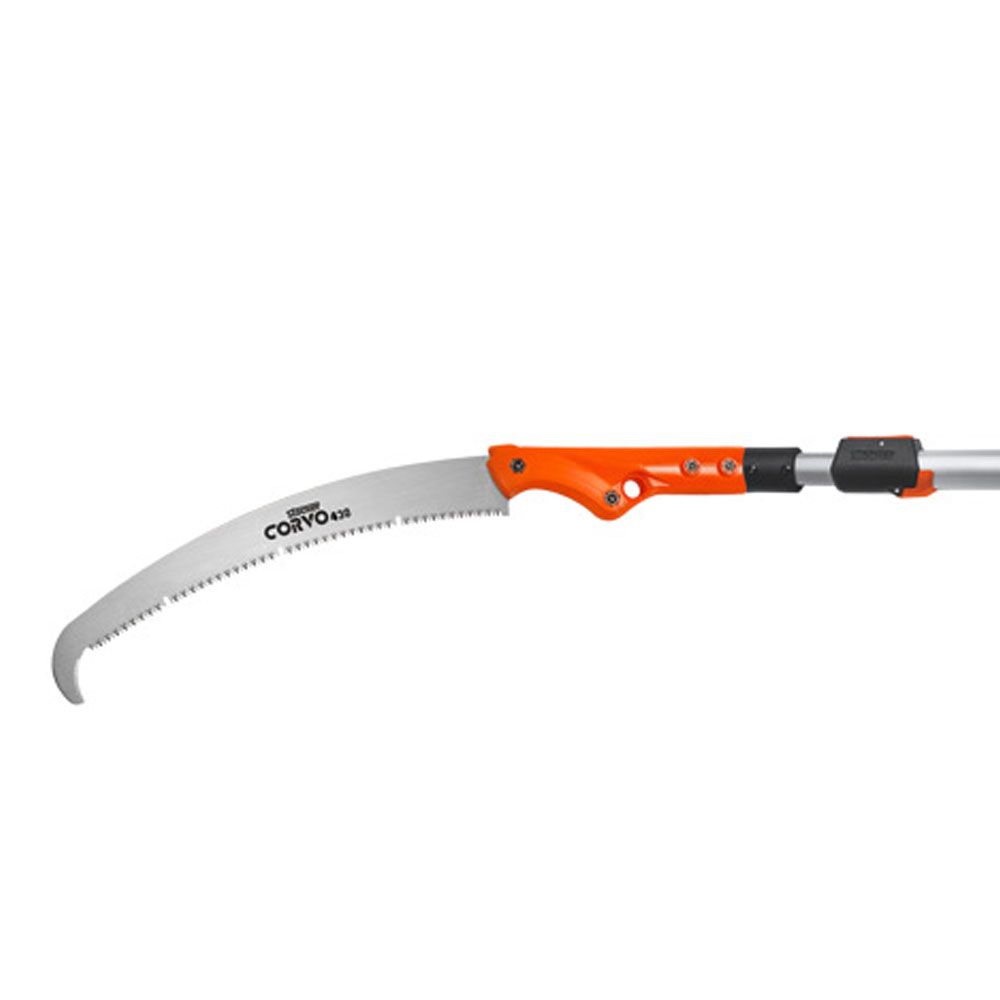 Serrote curvo 430 TC com cabo telescópico composto por ART. 523, 569. stocker