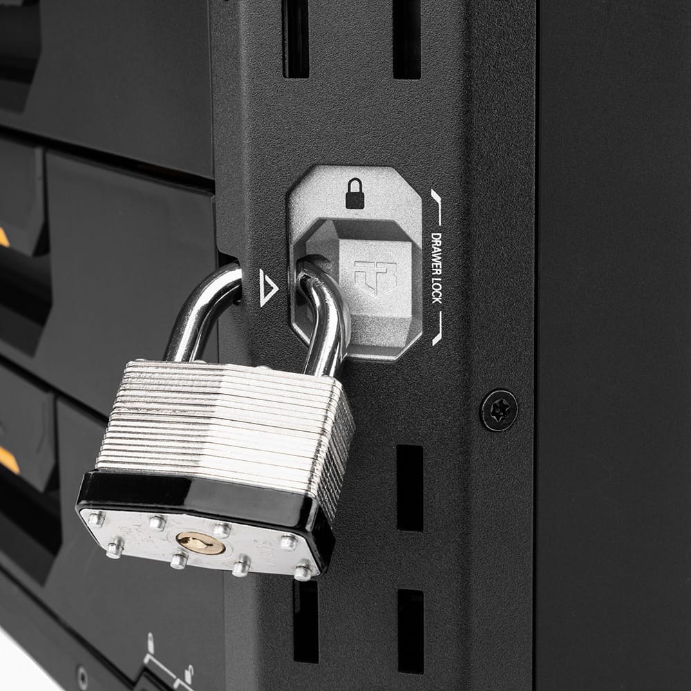 Caixa de ferramentas com 4 gavetas com fecho, stacktech, 53 x 40,5 x 39,5 cm - Image 7