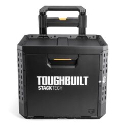 Caixa de ferramentas com rodas de 1 gaveta com fecho, stacktech, 53 x 40,5 x 67 cm