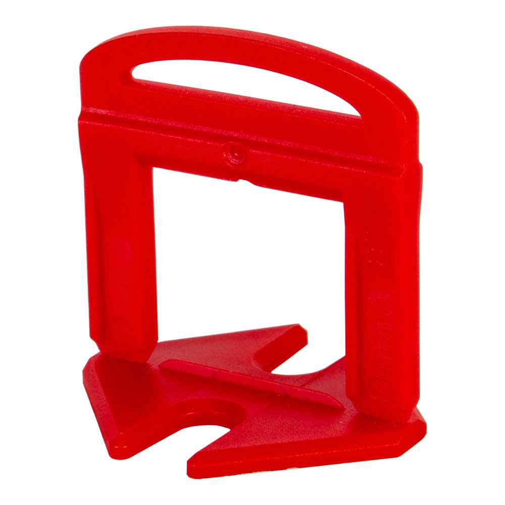 Flange do sistema de nível delta 3 mm / 6-15 mm, vermelho, saco 100 unidades