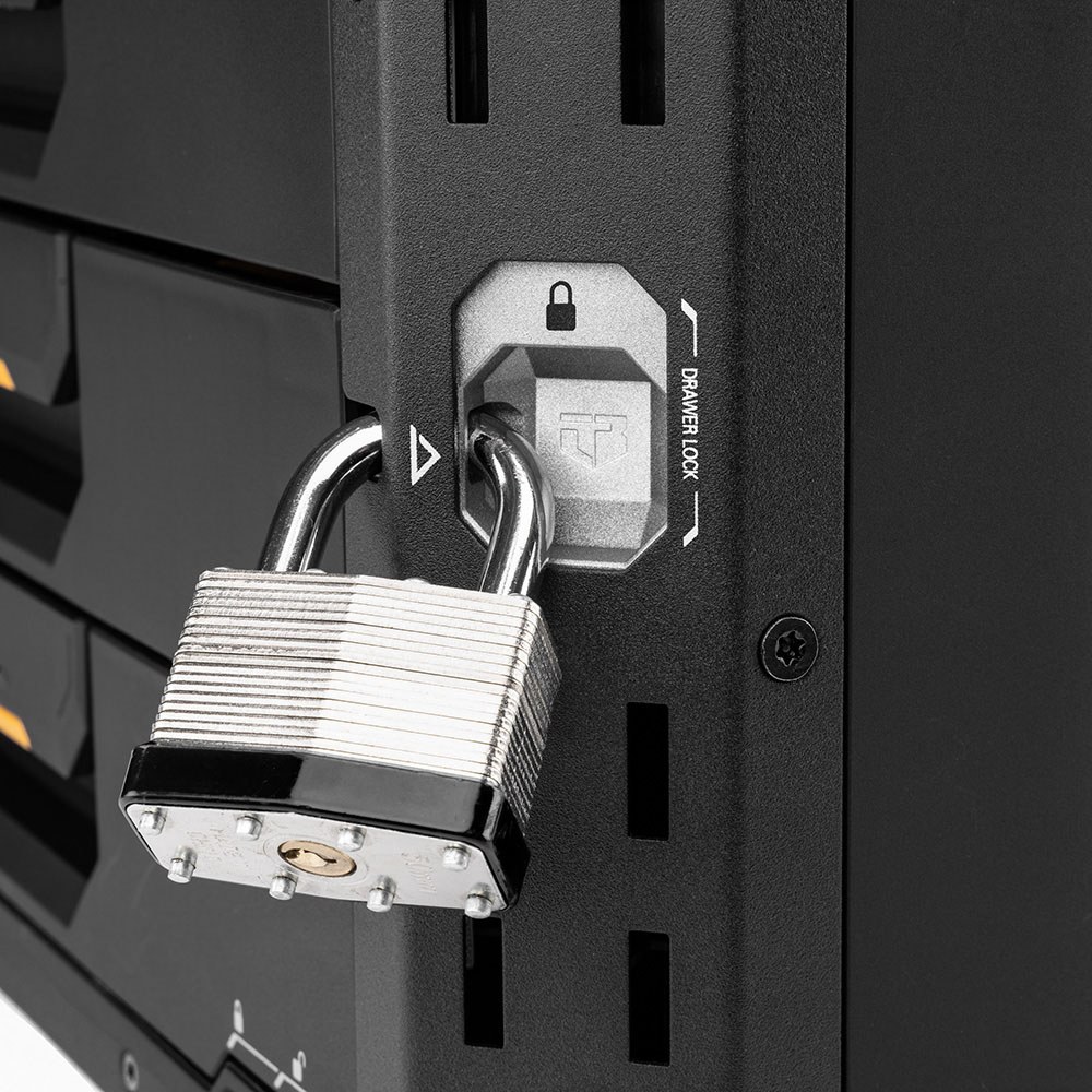 Caixa de ferramentas stacktech com gaveta com fechadura - Image 6
