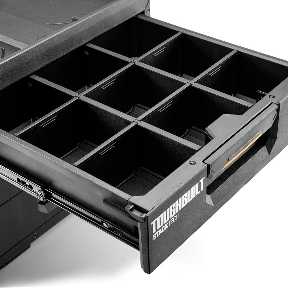 Caixa de ferramentas tamanho XL com três gavetas stacktech - Image 3