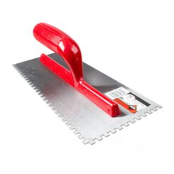 Talocha pente aço 28cm (6x6). cabo de plástico aberto 25903 rubi