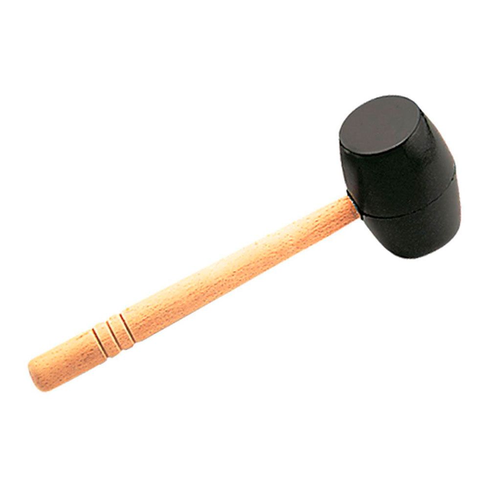Martelo de borracha preta 500 g