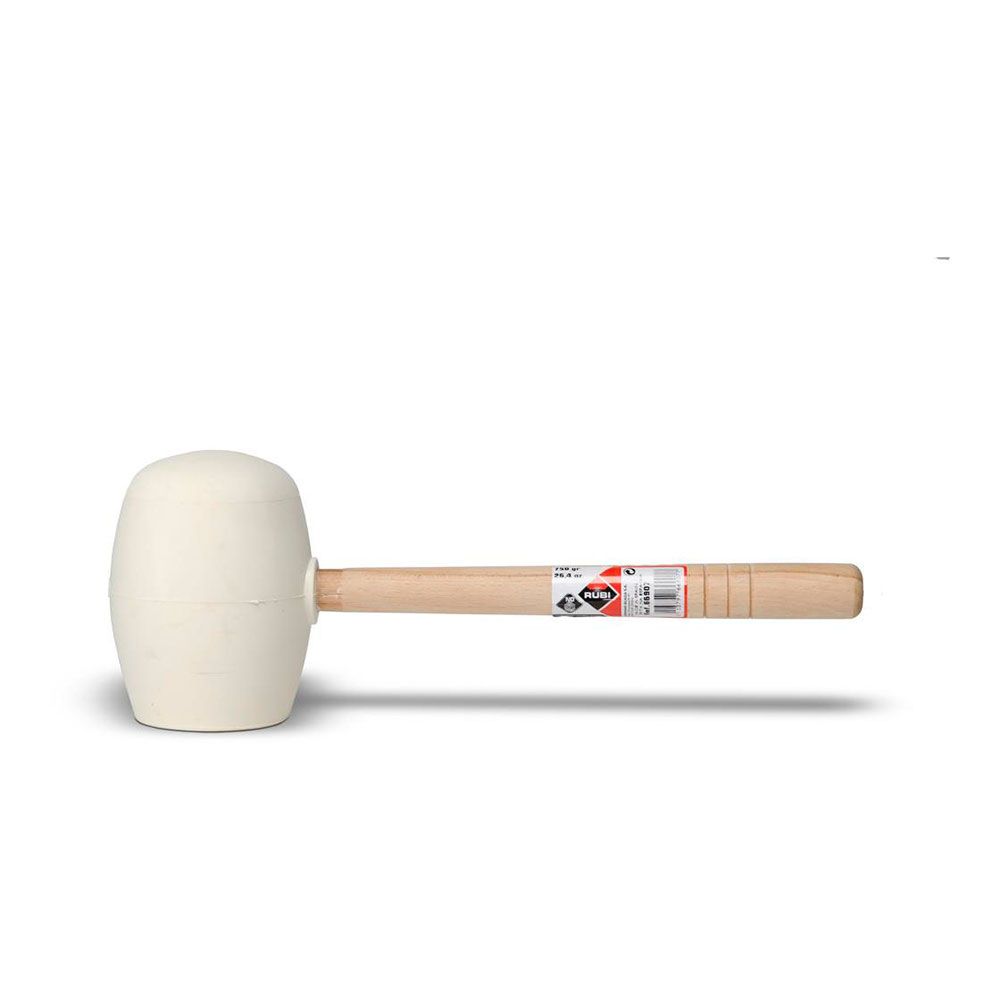 Martelo de borracha branco 750 g
