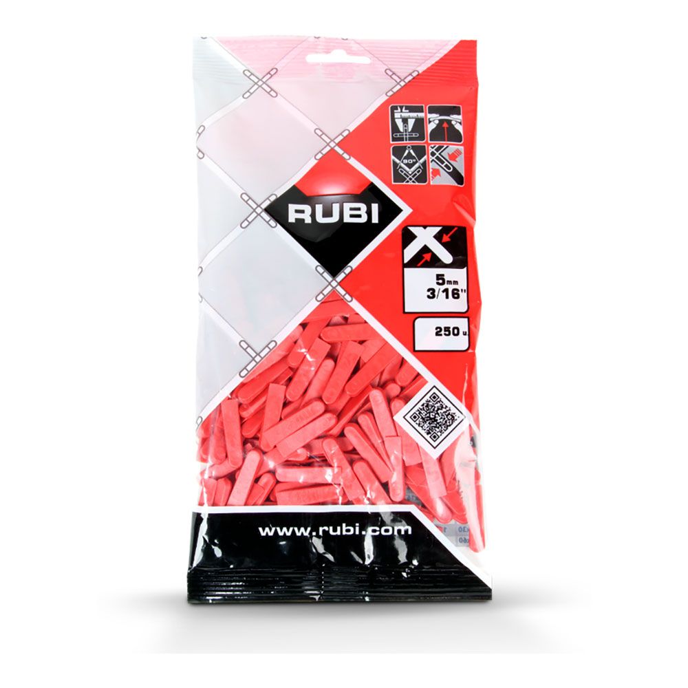Cunhas para revestimento 5mm (B-250 unid.) 2396 rubi - Image 2