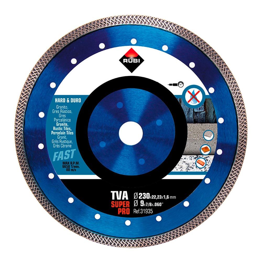 Disco de diamante TVA superpro Ø230mm