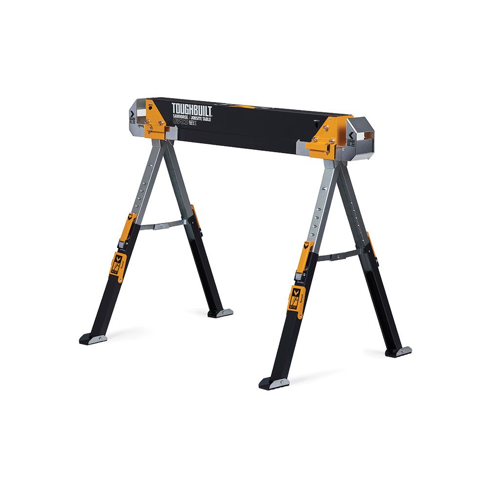 TOUGHBUILT Cavaletes / mesa de trabalho portáteis, c700, 2 peças - Image 3