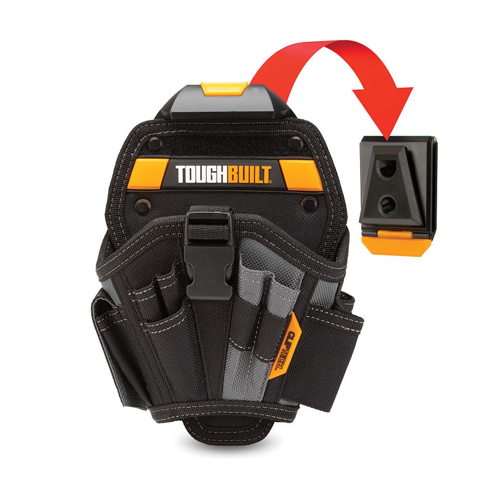 TOUGHBUILT Estojo para furadeira grande com sistema cliptech, 18 x 8 x 24 cm - Image 2