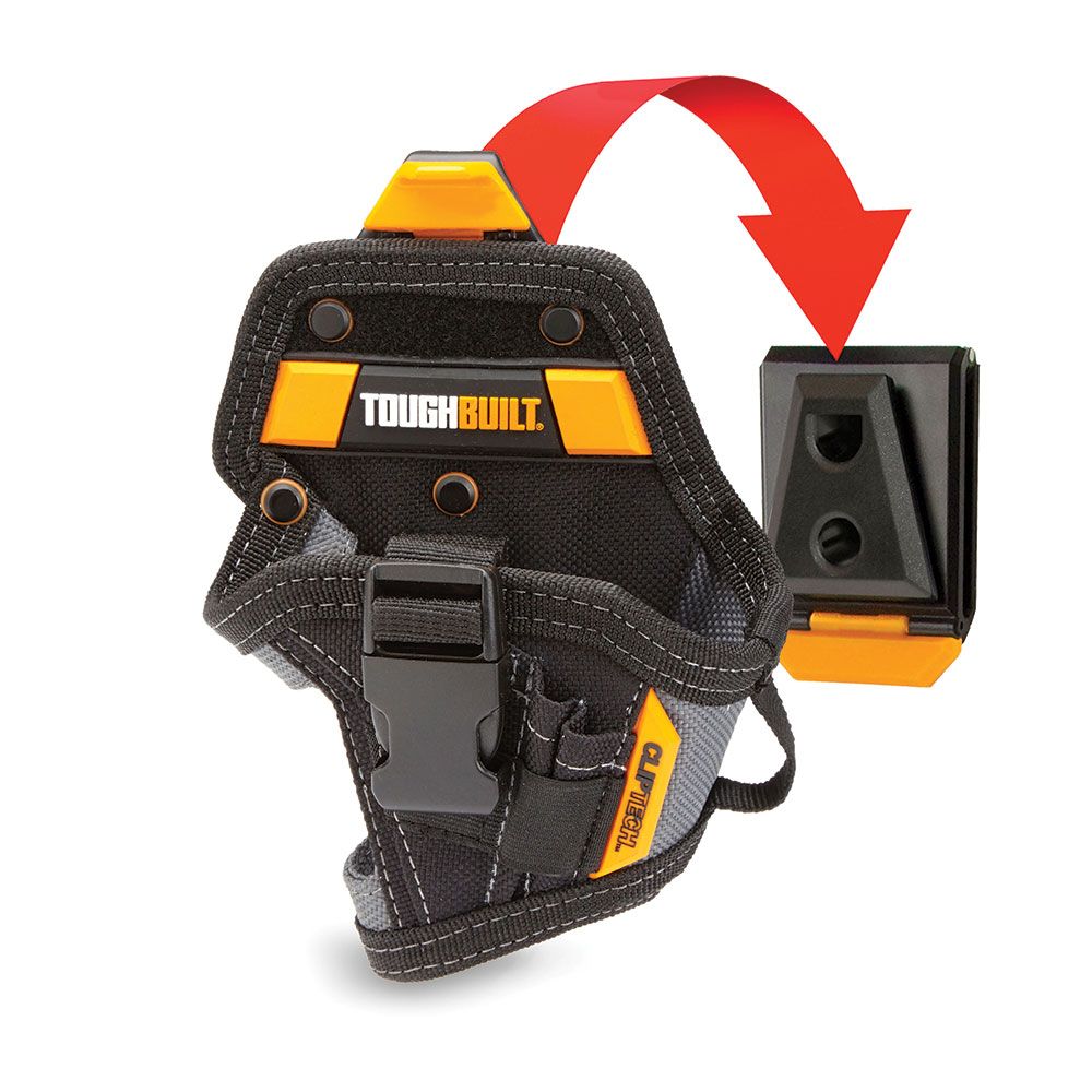 TOUGHBUILT Estojo para furadeira pequena com sistema cliptech, 14 x 10 x 18 cm - Image 2