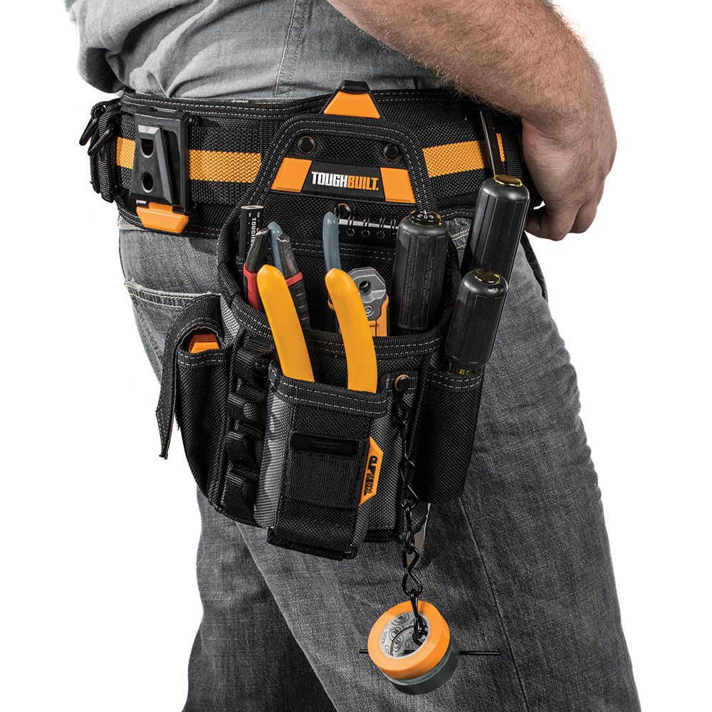 TOUGHBUILT Bolsa pequena para eletricista, com sistema cliptech, 15 x 10 x 25 cm - Image 2