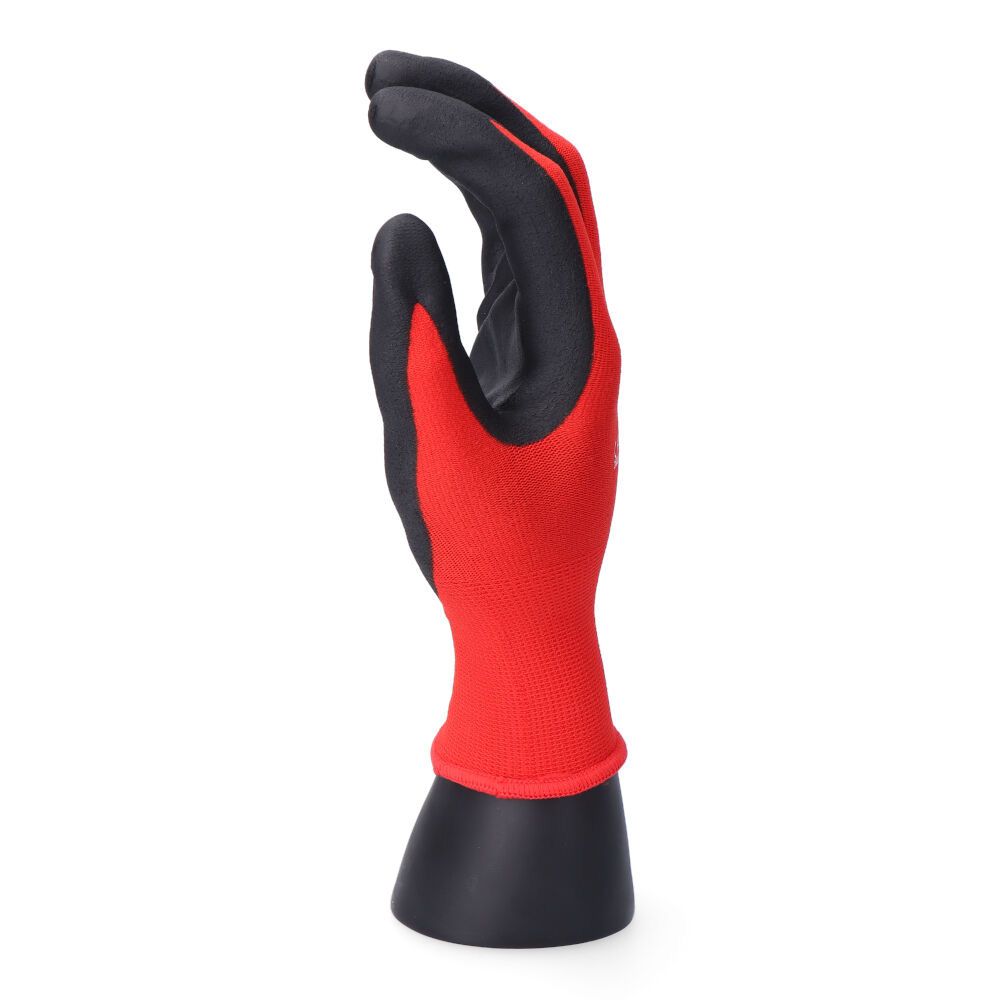 Luva de nylon/lycra com palma em espuma nitrílica para mecânicos, T-08 - Image 3