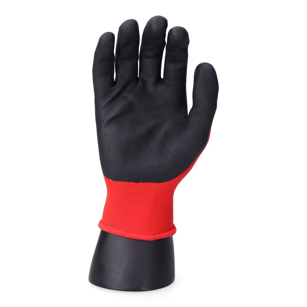 Luva de nylon/lycra com palma em espuma nitrílica para mecânicos, T-09 - Image 2