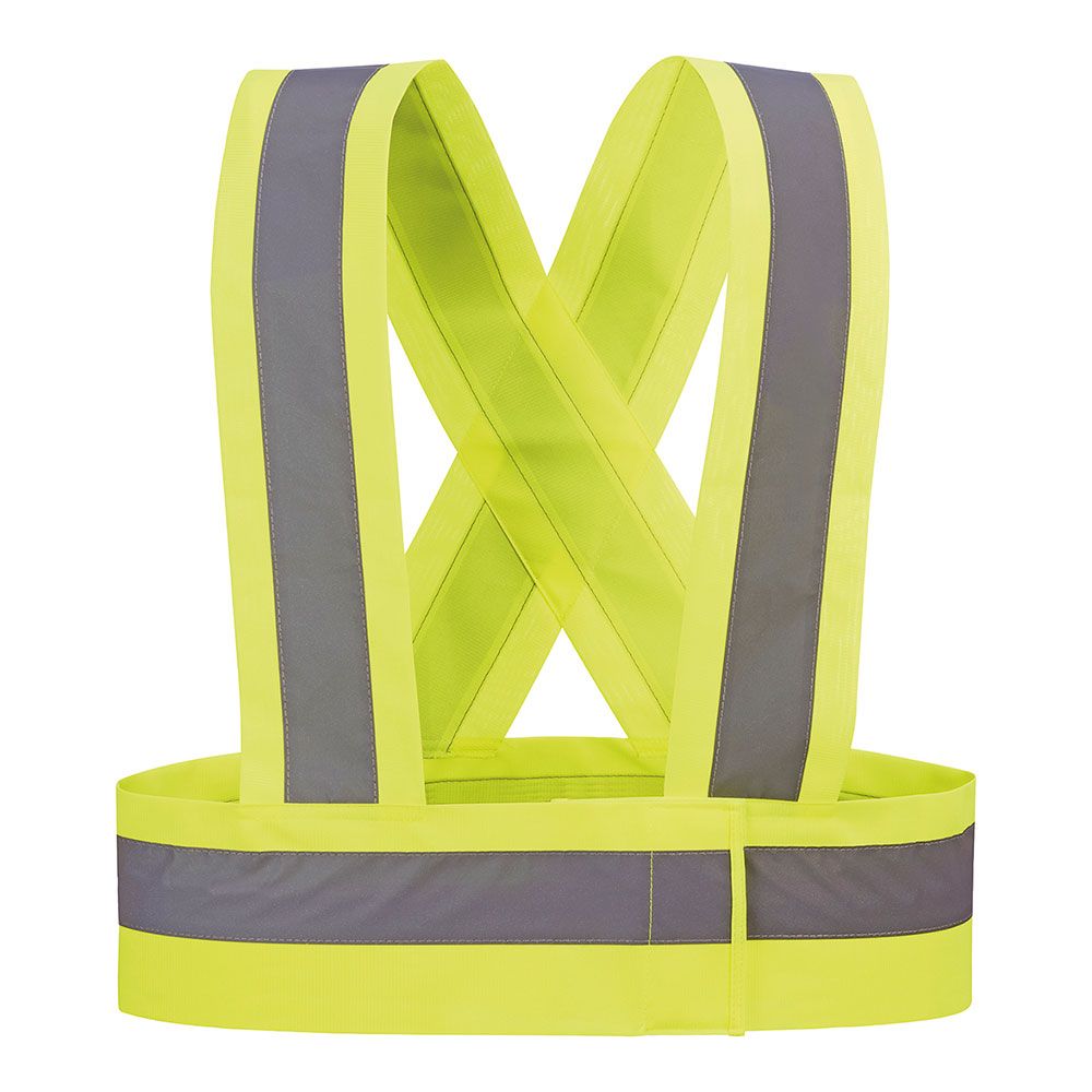 Alças de alta visibilidade COR amarelo fluor hvt/xl