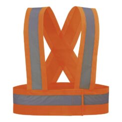 Alças de alta visibilidade COR de laranja fluor hvtora/m