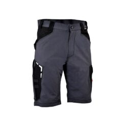 Bermuda bortan gris oscuro negro talla e44