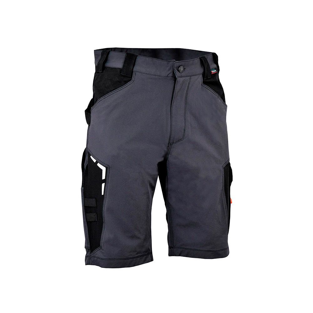 Bermuda bortan cinzento escuro preto tamanho 46