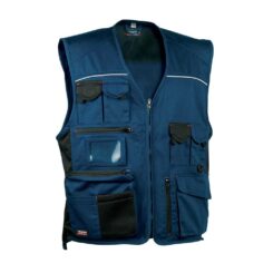 Colete expert azul marinho preto tamanho 48