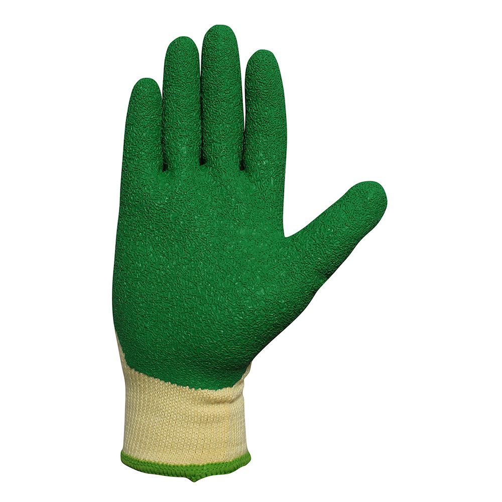 Luvas de poliéster com palma de látex para jardinagem, T-07 - Image 2