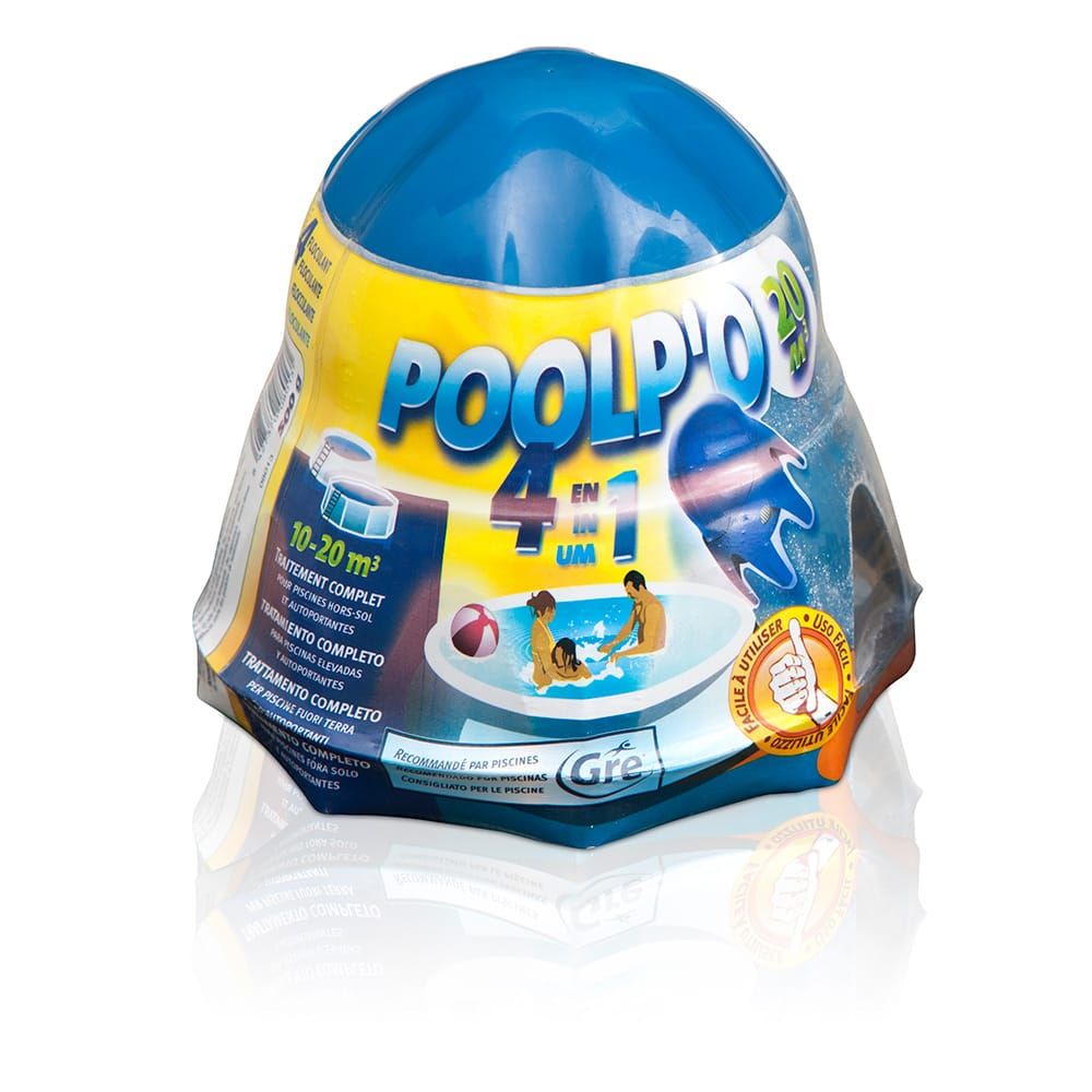 Tratamento para piscinas removíveis poolp'o 10 - 20 m³ de 500 g