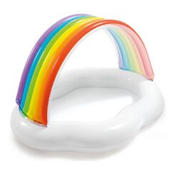 INTEX Piscina Inflável Infantil, Modelo Arco-Íris, 142 x 84 x 119 cm