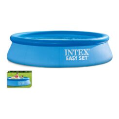 INTEX Piscina Inflável Redonda Easy Set, Bomba de Filtro Não Incluída, Ø244 x 61 cm