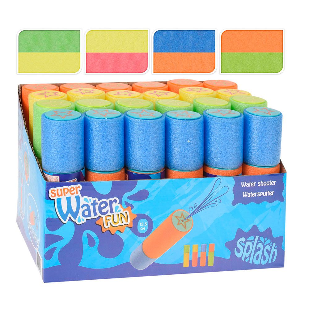Pistola de água em espuma Ø3 x 15 cm várias cores. euro/u - Image 2
