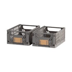 Caixa de armazenamento dobrável 25x16,5x10cm KIT 2 peças