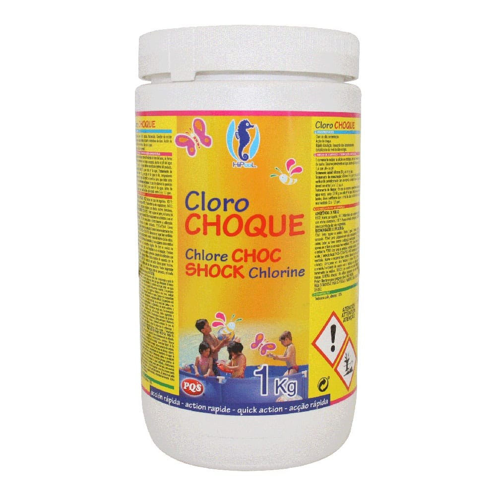 Cloro de choque granulado, 1 kg
