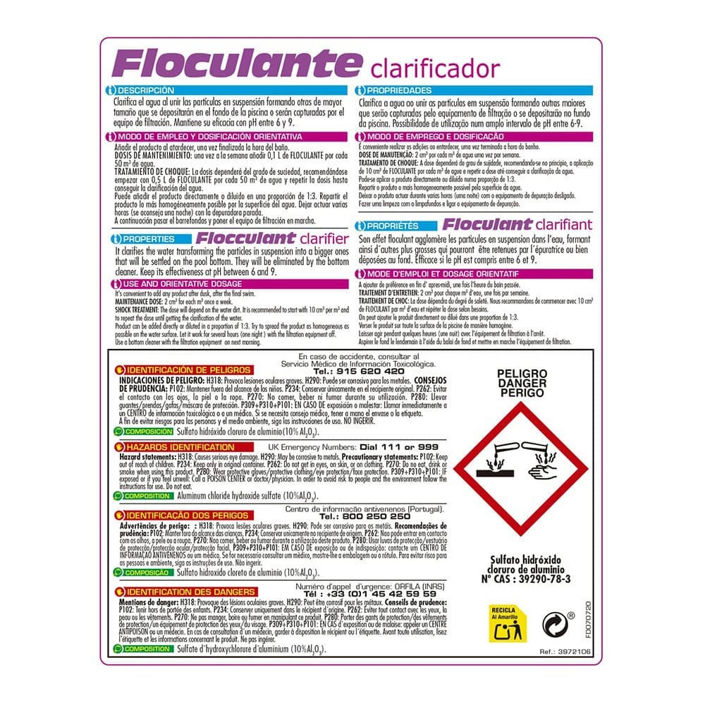 Floculante clarificador, embalagem de 5 l - Image 2