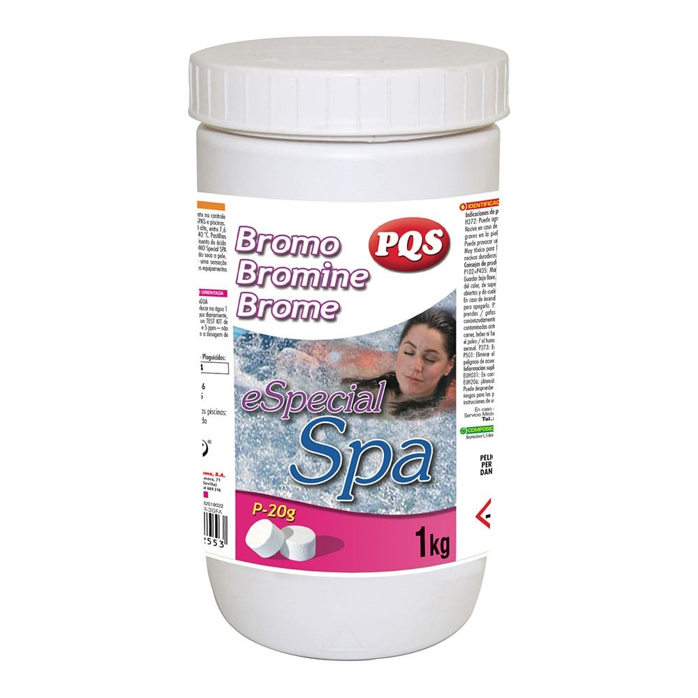 Bromo desinfetante sem cloro, pastilhas de 20 g, embalagem 1 kg