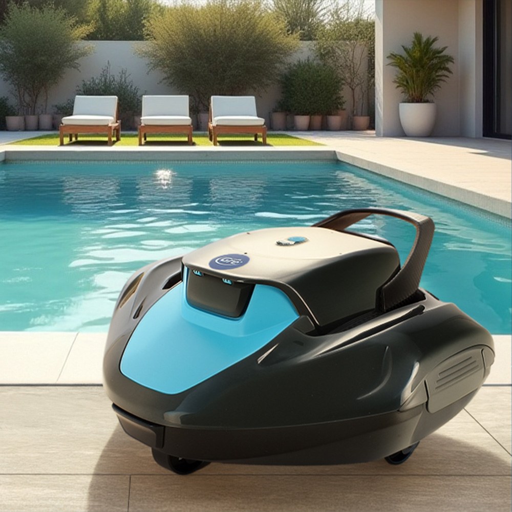 Robot limpa-fundos sem fios moovo 90, para piscinas até 80 m² - Image 4