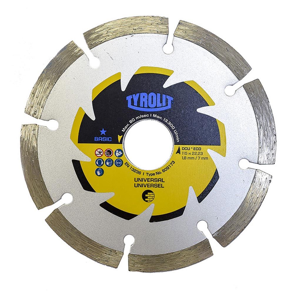 Disco de diamante C3 Ø115 x 1,8 x 22,23 mm