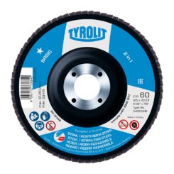Disco de lâminas 27CLA Ø125 x 22,23 mm, grão 60