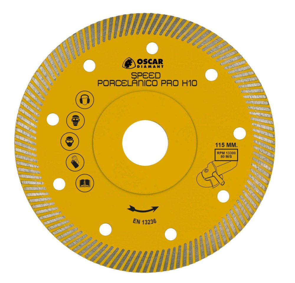 Disco de porcelana spedd PRO H10 mm, Ø115 mm