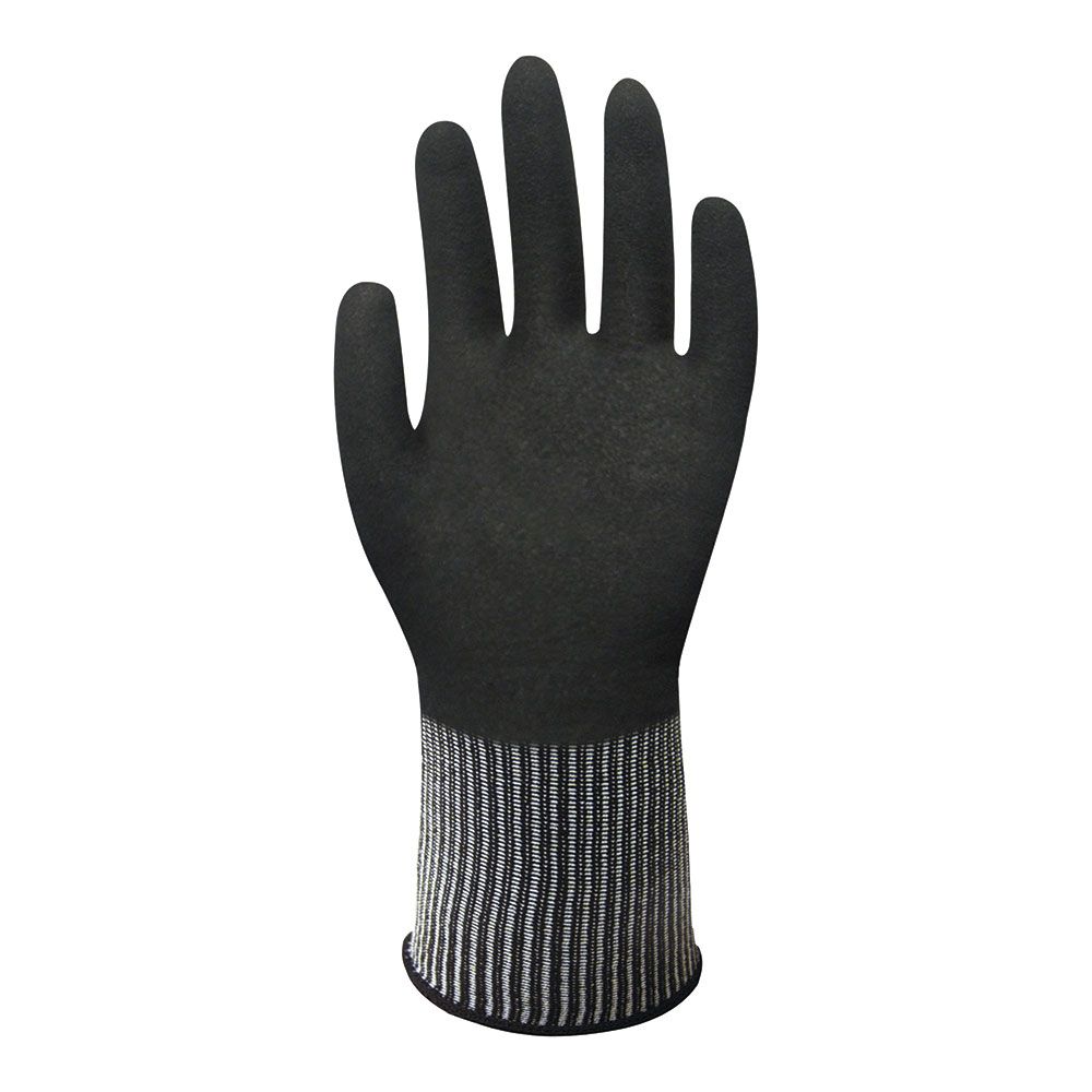 Luva de nylon/elastano, palma com duplo revestimento de nitrila, T-10 - Image 3