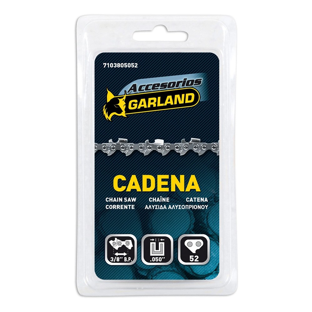 Corrente de motosserra para guia de 14 POL / 35 cm, 52 elos, 3/8 POL. B.P., espessura 0,050 POL / 1,3 mm