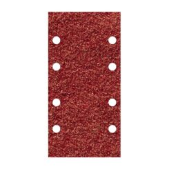 Lixas adesivas de corindón perfuradas, 93 x 185 mm, grão 120, 10 un