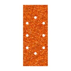 Lixas de corindón perfuradas oval, 93 x 230 mm, grão 40, 5 un