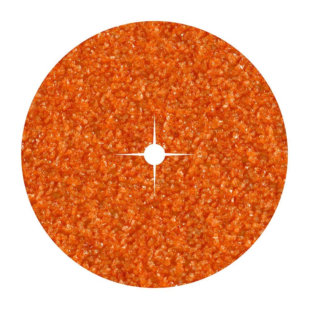 Discos de papel abrasivo de corindón Ø125 mm, grão 40, 10 un