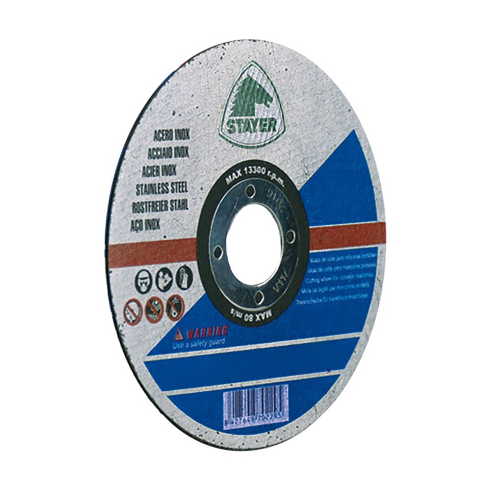 Disco extra fino em aço INOX standard, Ø115 x 1,0 x 22,23 mm, pack 10 UDS - Image 2
